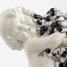 Load image into Gallery viewer, Ceramic Putto with Grapes by Michael Powolny for Gmunder Keramische Werkstatte
