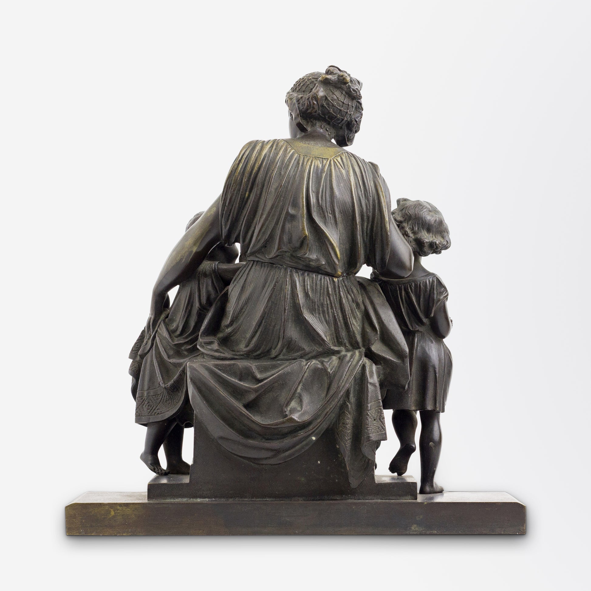 Mère et enfants Bronze d'Albert-Ernest Carrier-Belleuse