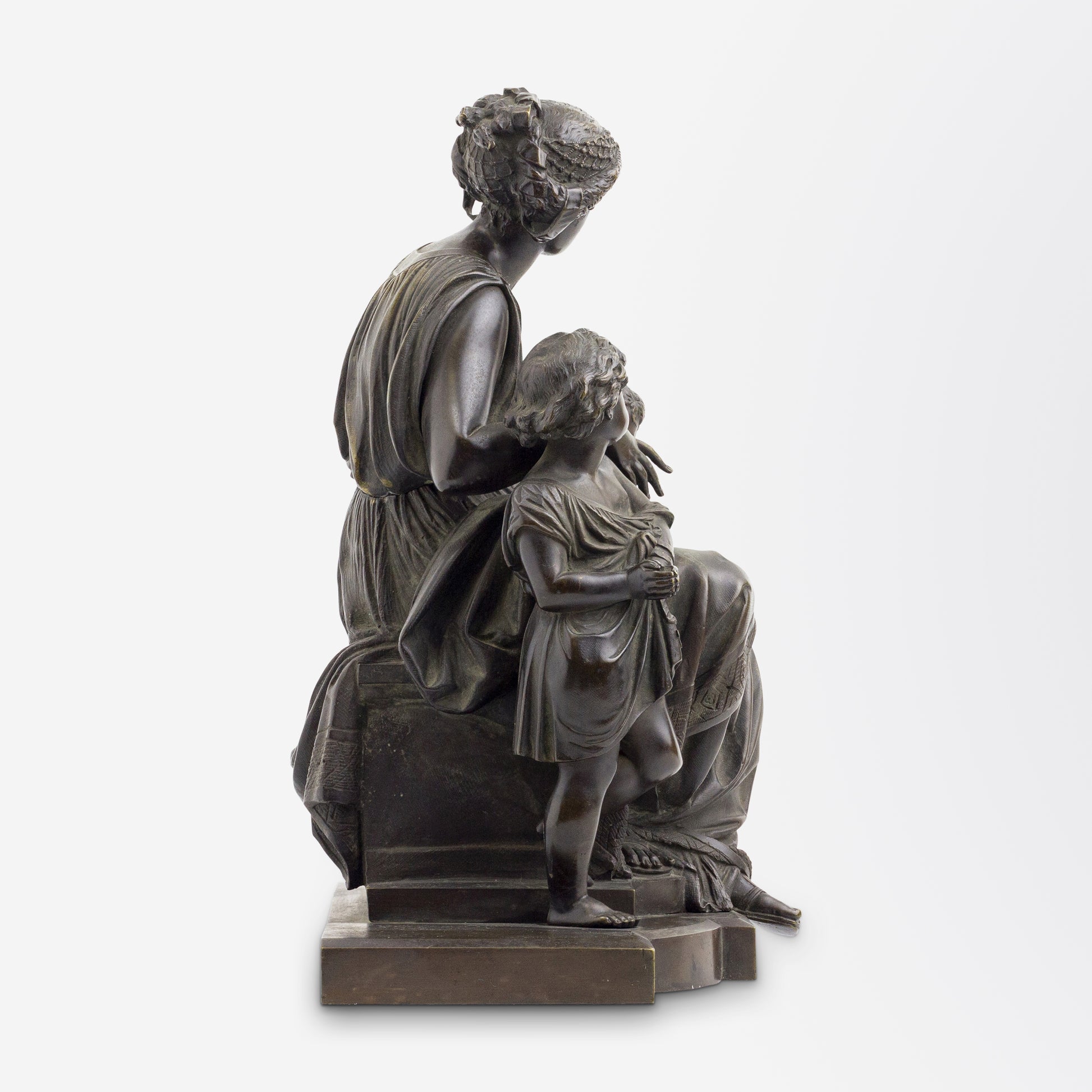 Mère et enfants Bronze d'Albert-Ernest Carrier-Belleuse