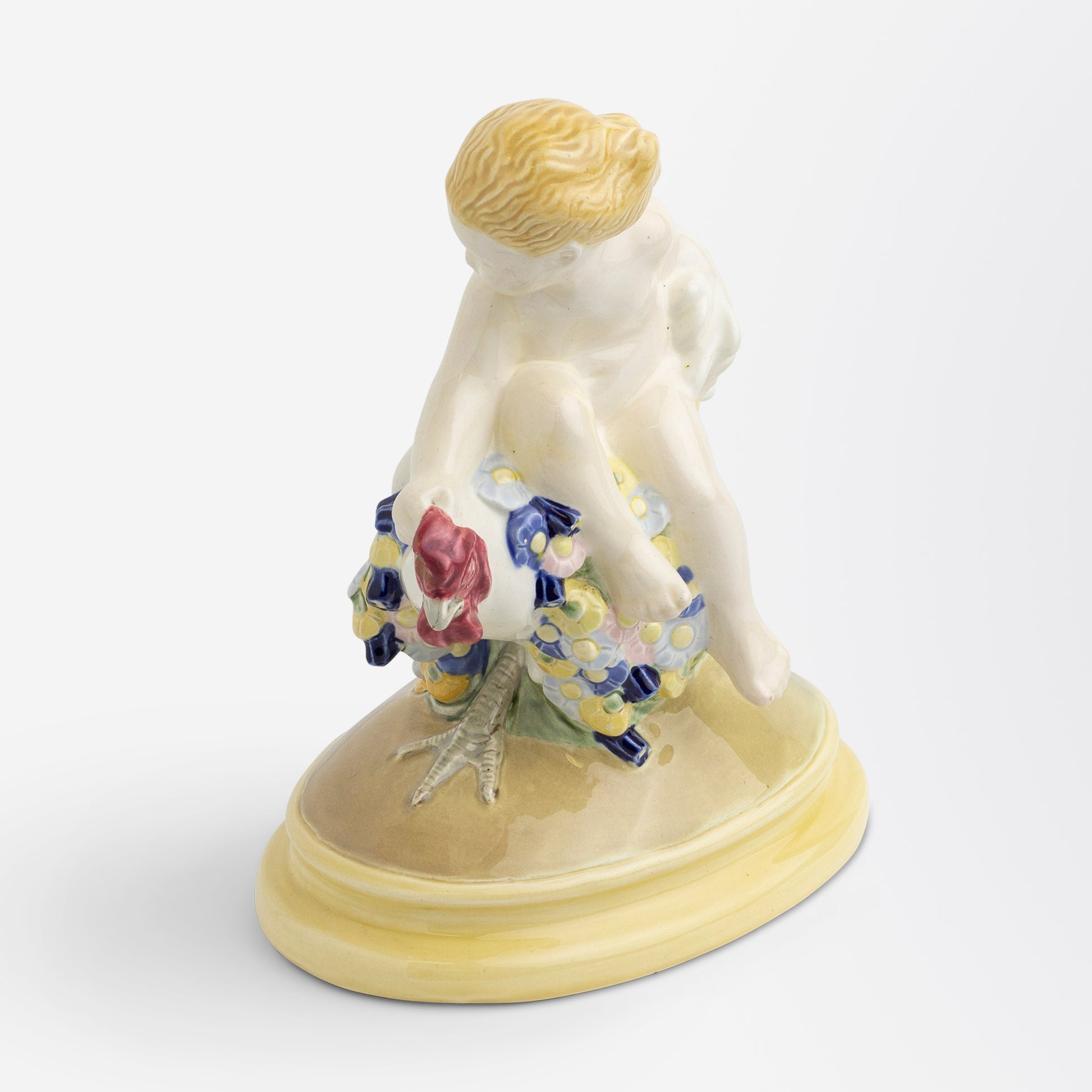 Ceramic Putto by Wiener Kunstkeramische Werkstätte