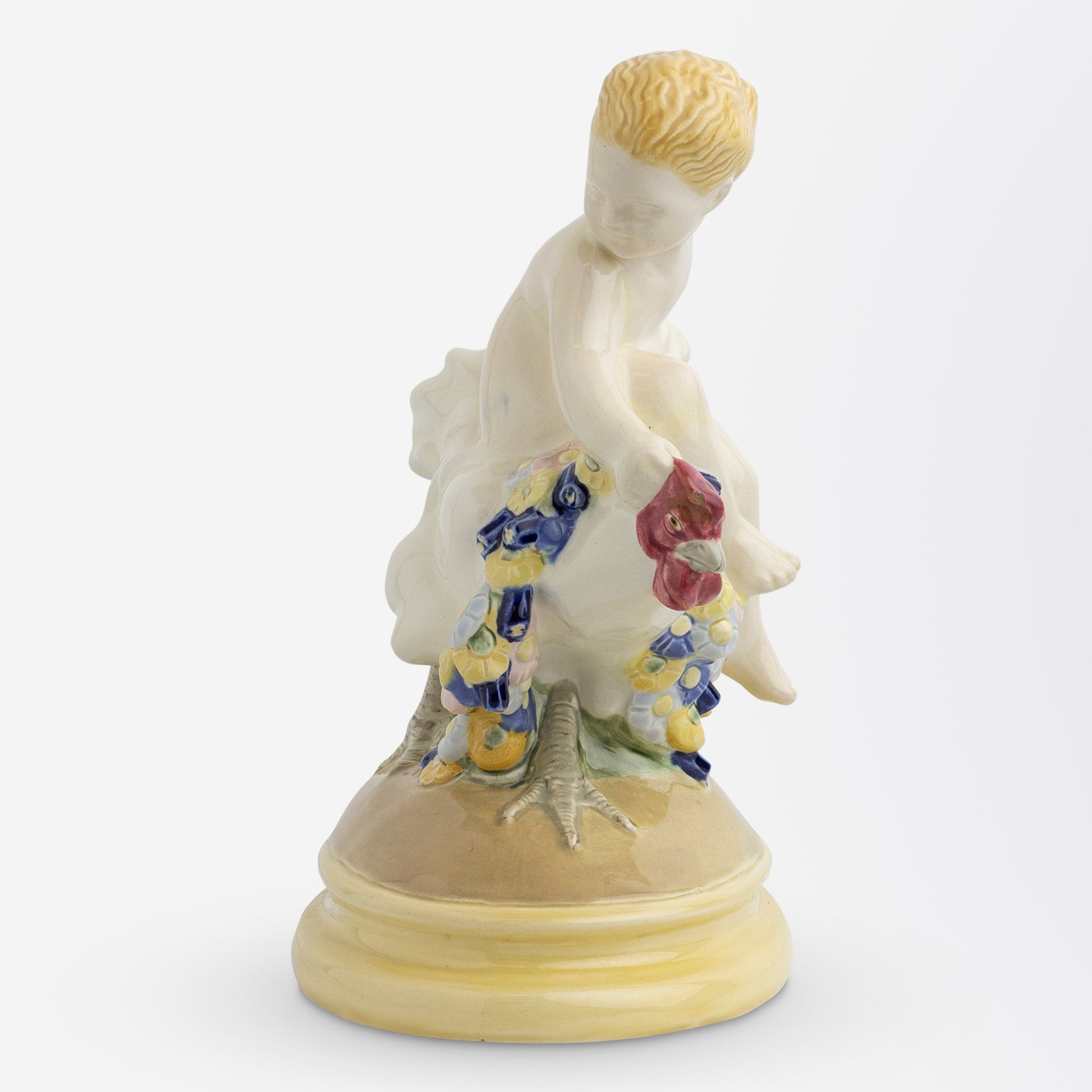 Ceramic Putto by Wiener Kunstkeramische Werkstätte