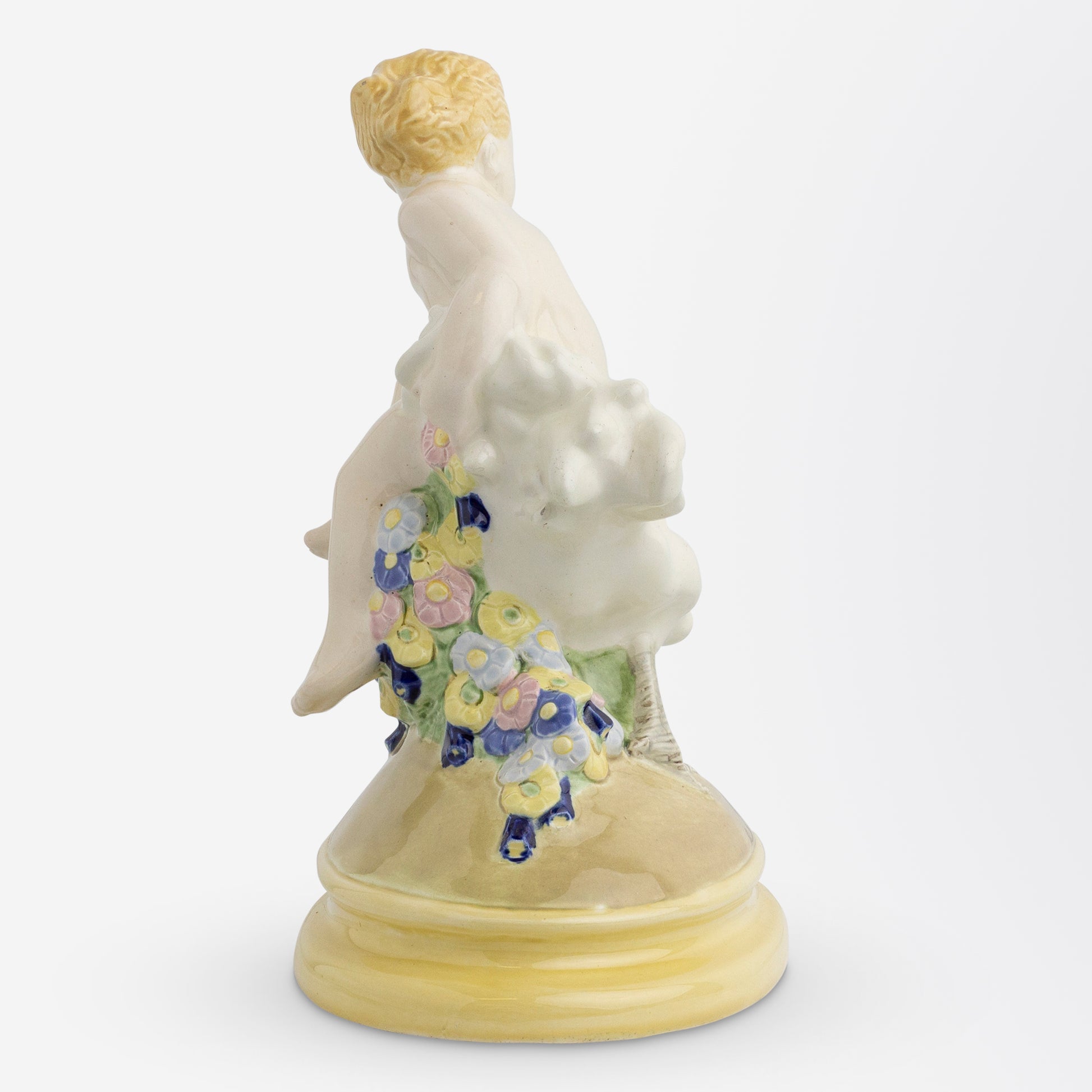 Ceramic Putto by Wiener Kunstkeramische Werkstätte