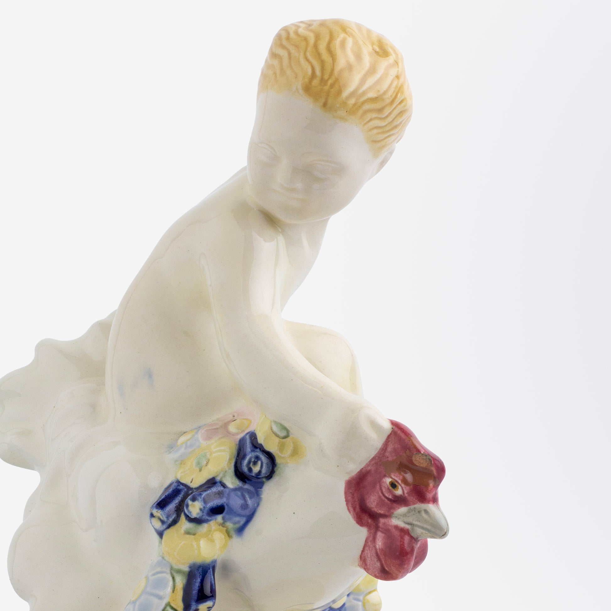 Ceramic Putto by Wiener Kunstkeramische Werkstätte