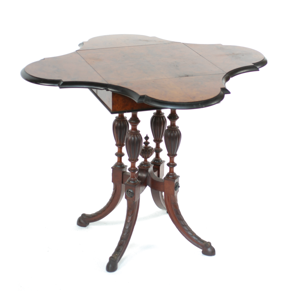 19th Century Victorian Envelope Table - The Antique Guild