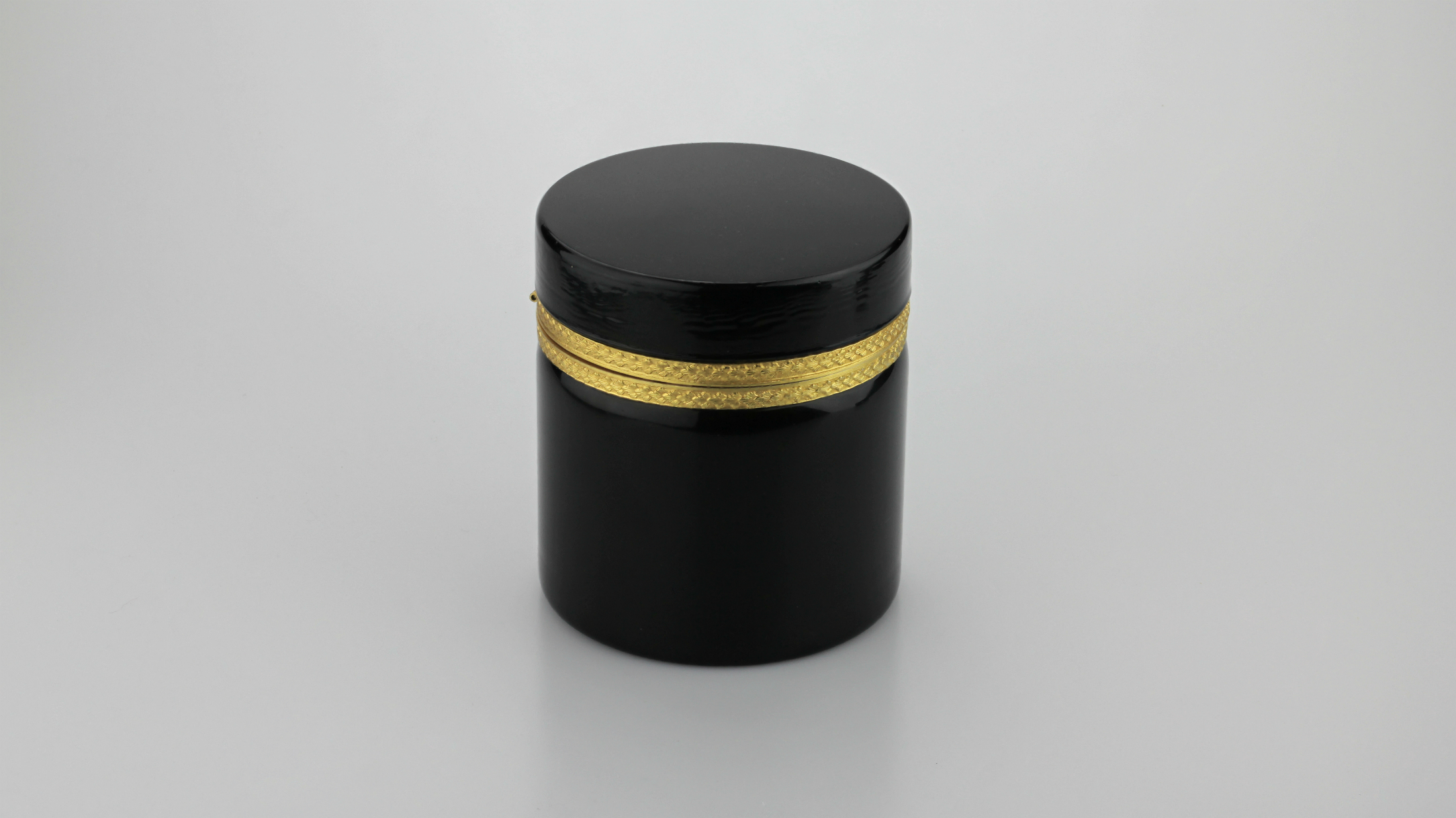 Bohemian Amethyst Glass Box - The Antique Guild