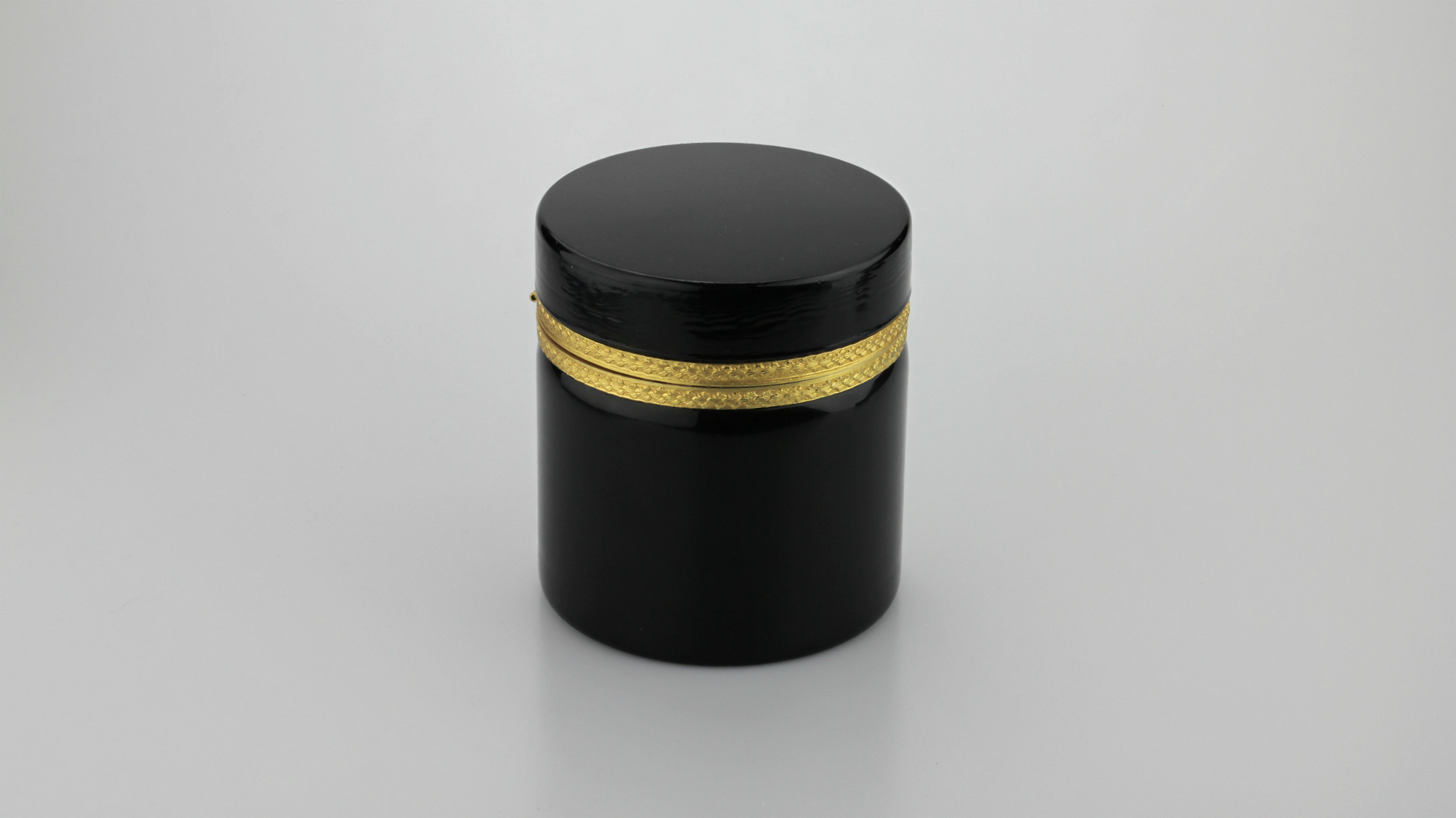 Bohemian Amethyst Glass Box - The Antique Guild