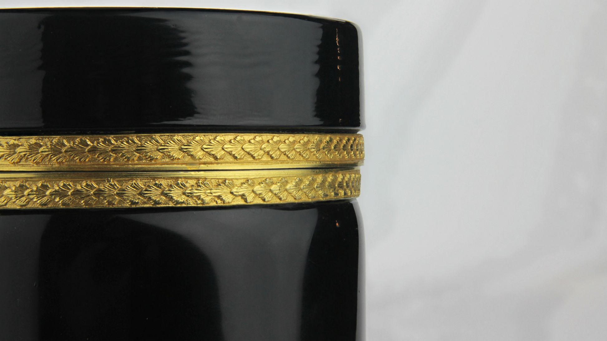 Bohemian Amethyst Glass Box - The Antique Guild