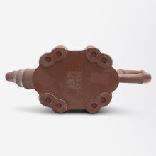 Load image into Gallery viewer, Chinese Yixing Clay Teapot with Bamboo Design