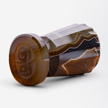 Load image into Gallery viewer, Impressive Victorian Banded Agate Desk Seal
