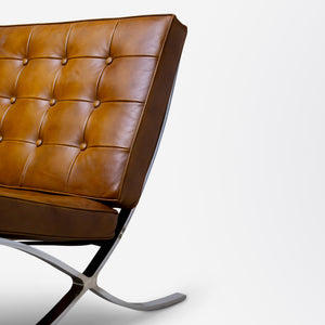 Pair of Barcelona Chairs by Ludwig Mies Van Der Rohe