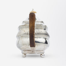 Load image into Gallery viewer, Sterling Silver Teapot by Peter and William Bateman with Bone Finial