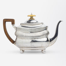 Load image into Gallery viewer, Sterling Silver Teapot by Peter and William Bateman with Bone Finial
