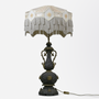 Large Belle Epoque Bronze Lamp