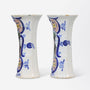 Pair of Early 18th Century Delft Vases