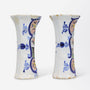 Pair of Early 18th Century Delft Vases