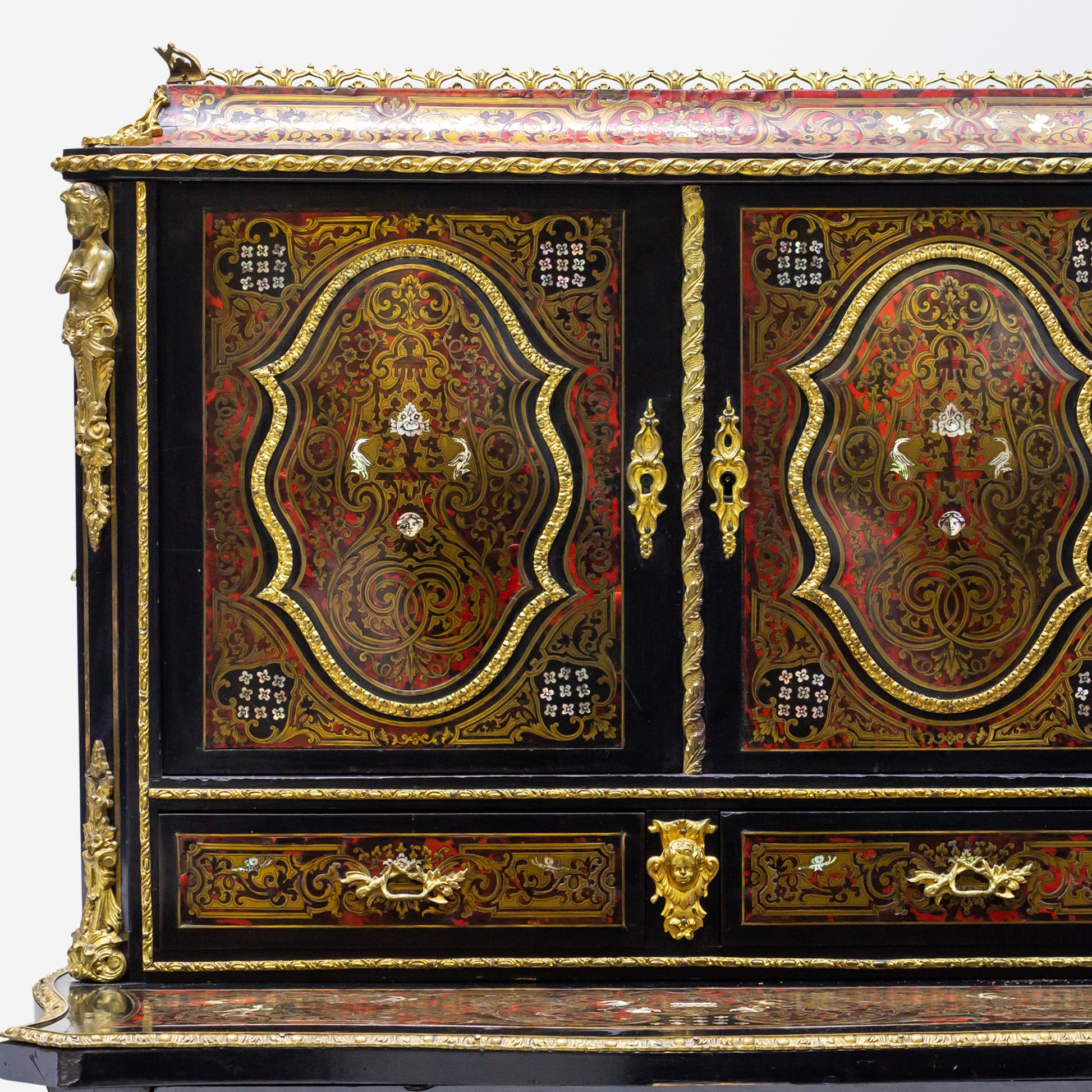 Secrétaire Boulle de style Napoléon III