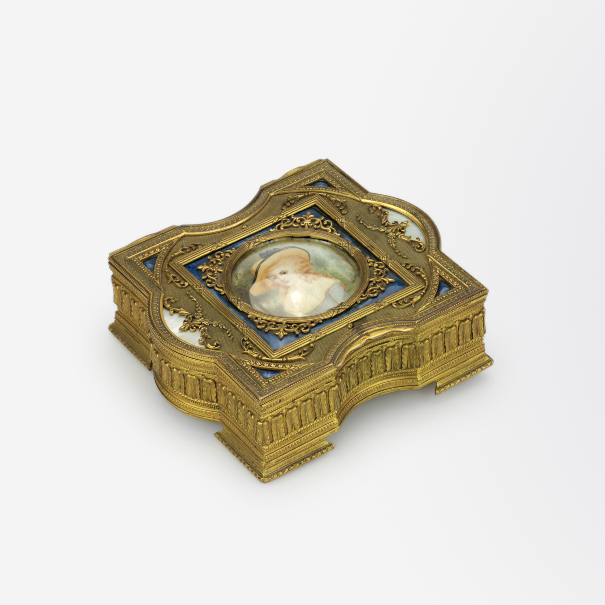 Ormolu Box with Miniature Portrait