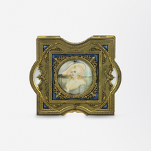 Load image into Gallery viewer, Ormolu Box with Miniature Portrait