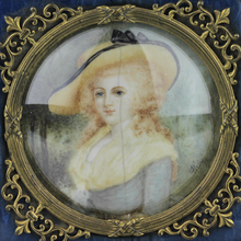 Load image into Gallery viewer, Ormolu Box with Miniature Portrait - The Antique Guild