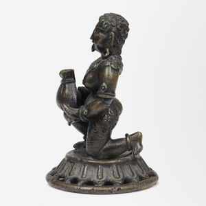 17th Century Indian Bronze Figure of Krishna