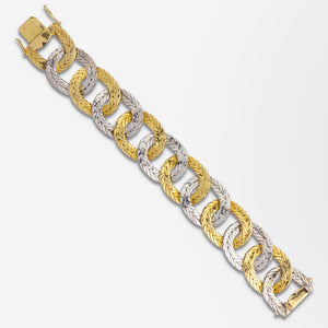 Mario Buccellati Two Tone 18kt Gold Bracelet