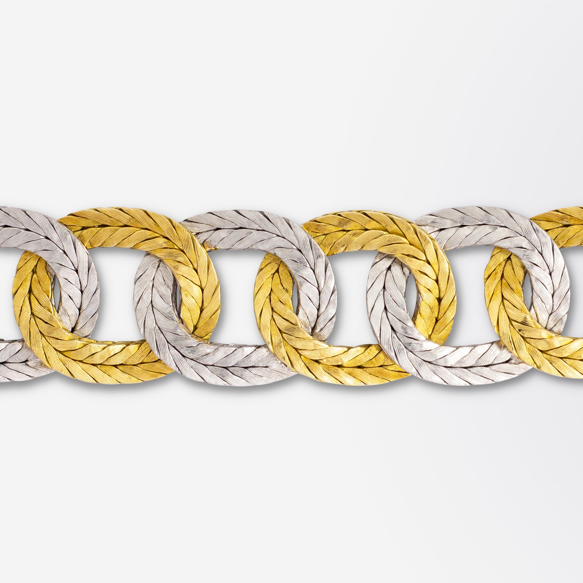Mario Buccellati Two Tone 18kt Gold Bracelet
