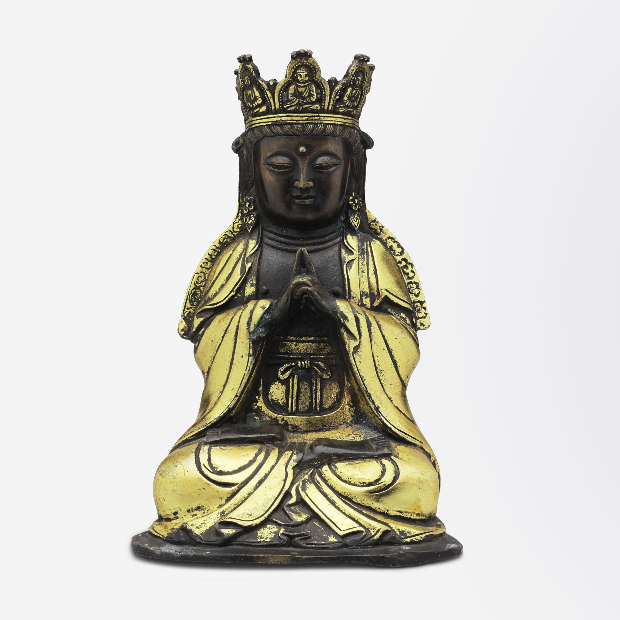 A Chinese Gilt Bronze Buddha