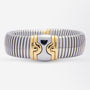 Parentisi 18kt & Stainless Steel Cuff by Bulgari