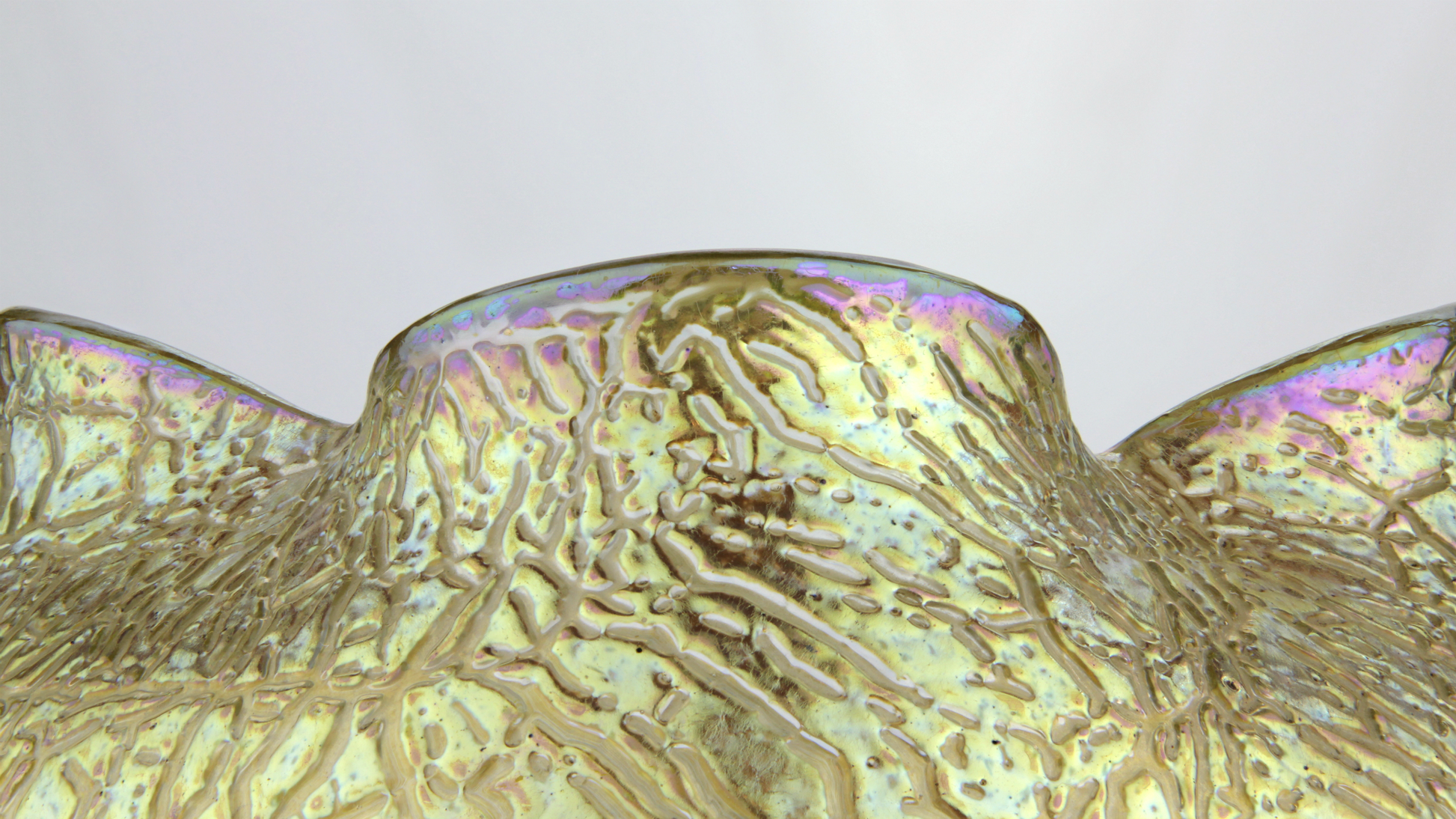 Loetz Glass Art Nouveau Candia Mimosa Art Glass Vase - The Antique Guild