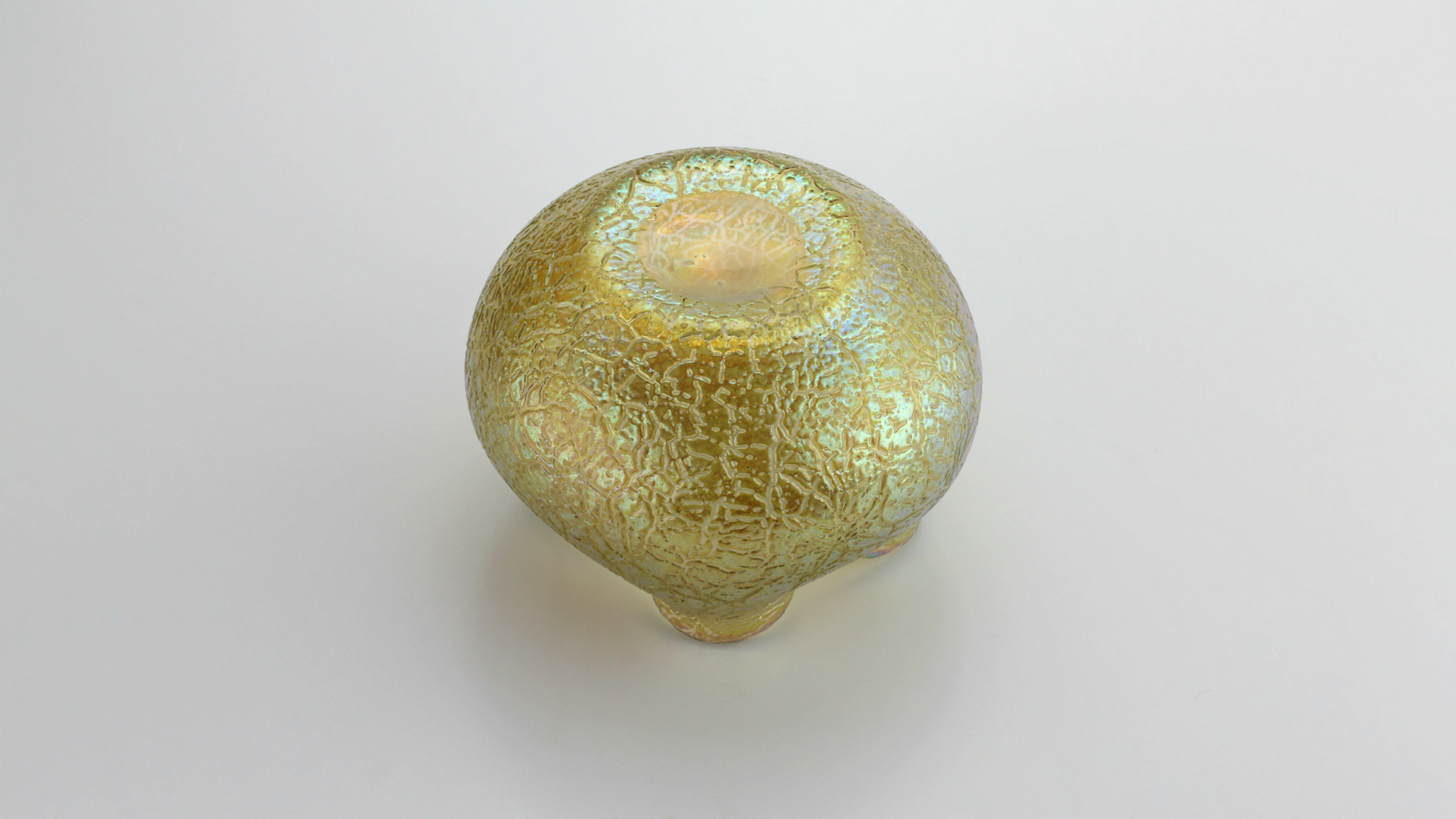 Loetz Glass Art Nouveau Candia Mimosa Art Glass Vase - The Antique Guild