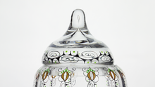 Load image into Gallery viewer, Austrian Enamelled Glass Candy Jar