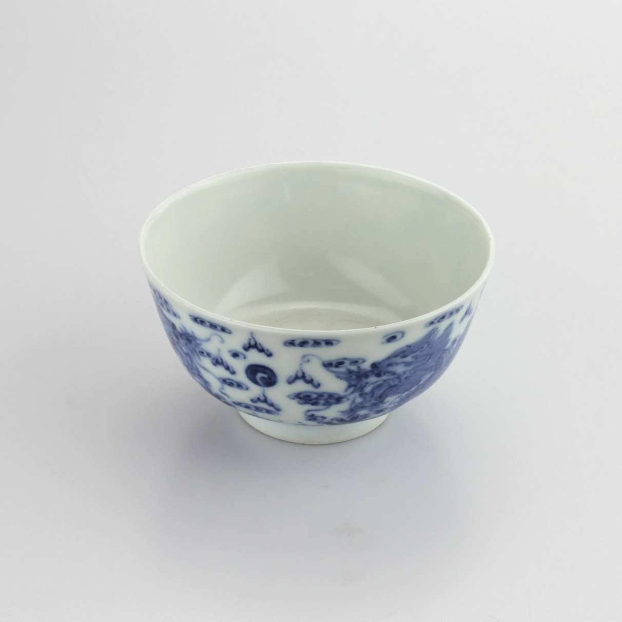 Chinese Blue and White Cup with Daoguang Mark - The Antique Guild