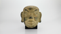 Decorative Bronze Chinese Mask with Stand - The Antique Guild