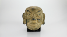Load image into Gallery viewer, Decorative Bronze Chinese Mask with Stand - The Antique Guild