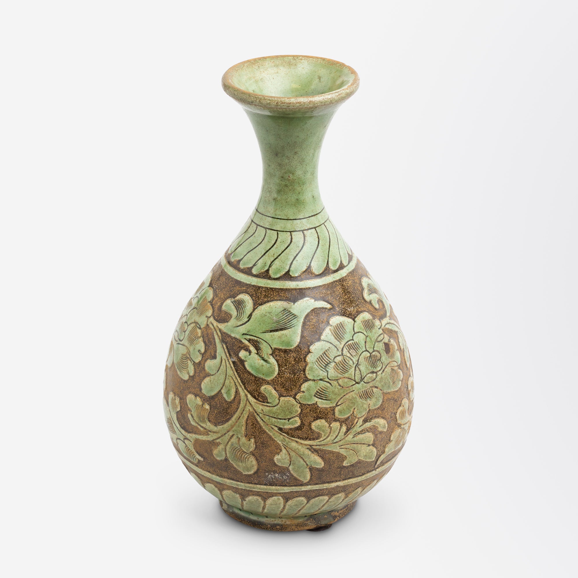 Cizhou Pottery Vase in Pear Shape