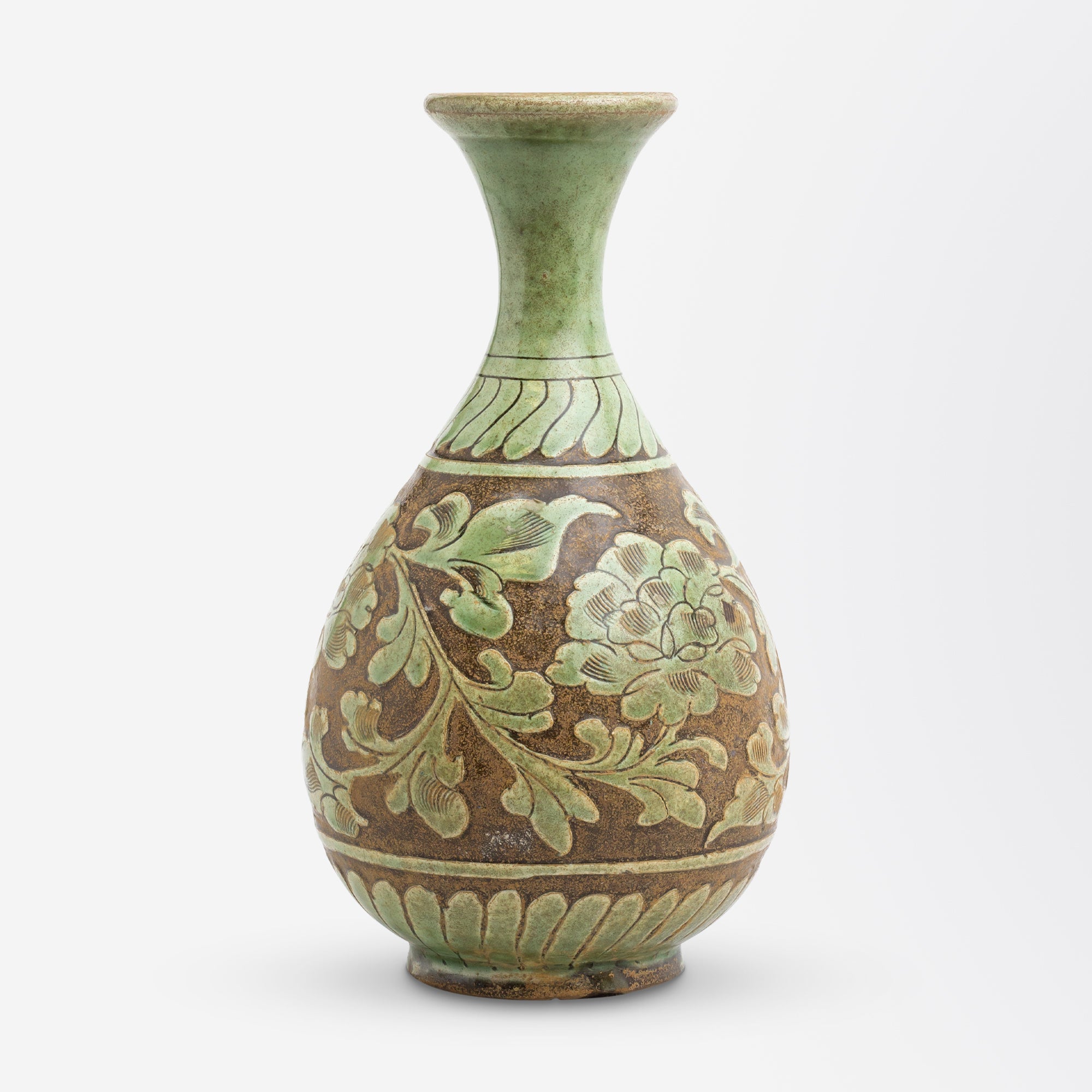 Cizhou Pottery Vase in Pear Shape