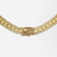 Load image into Gallery viewer, Mid Century 14kt Yellow Gold and Diamond Necklace
