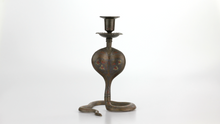 Load image into Gallery viewer, Pair of Brass Cobra Candle Holders - The Antique Guild