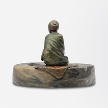 Load image into Gallery viewer, Austrian Cold Painted Bronze and Marble Ashtray/Trinket Dish
