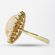 Load image into Gallery viewer, An 18kt Yellow Gold, Coral and Pearl Suite
