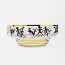 Load image into Gallery viewer, Trio of Bohemian Gilt Glass Bowls
