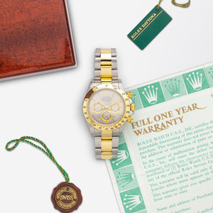 1997 Rolex Daytona in 18kt Gold & Stainless Steel with Box and Papers