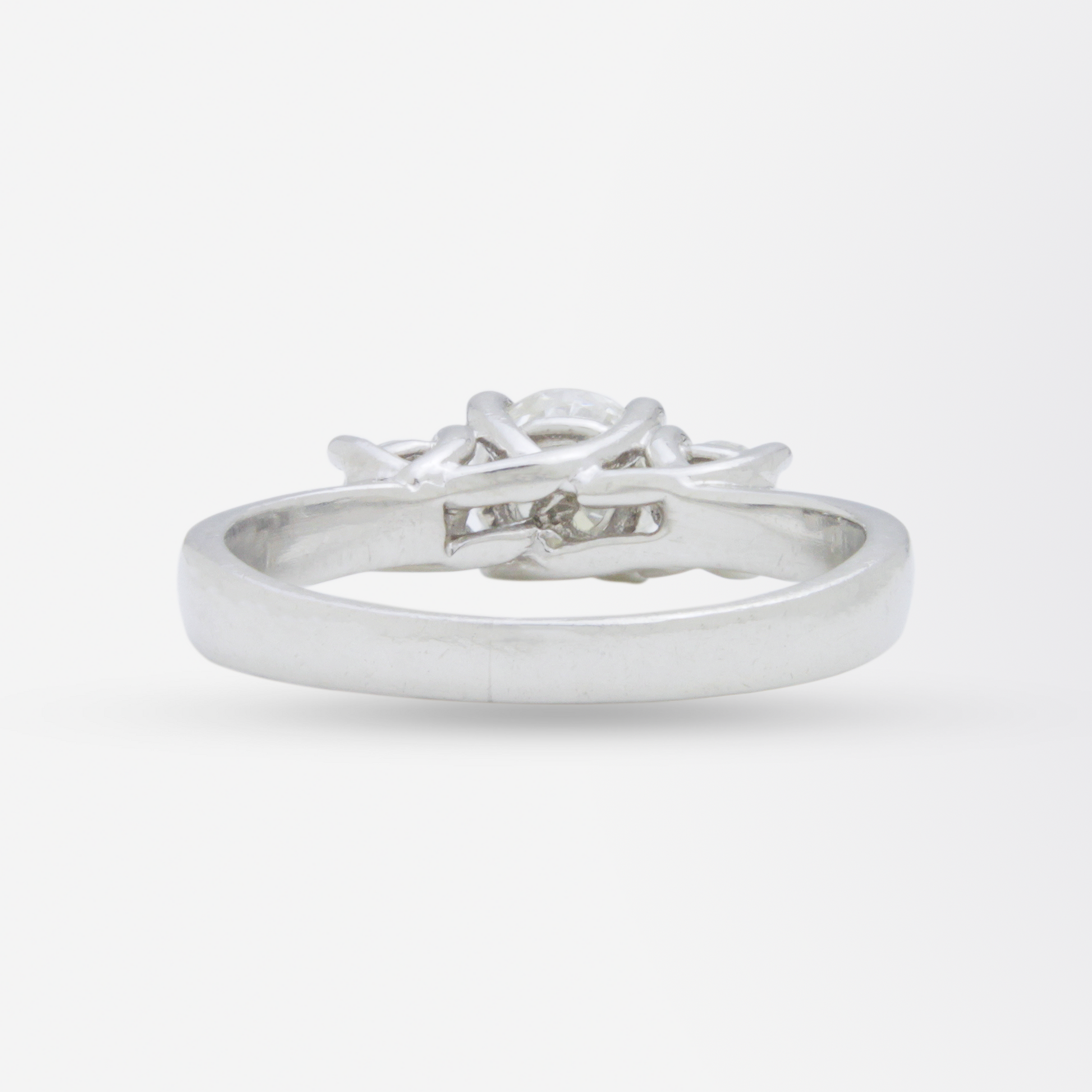 Bague Trinity en platine et diamants
