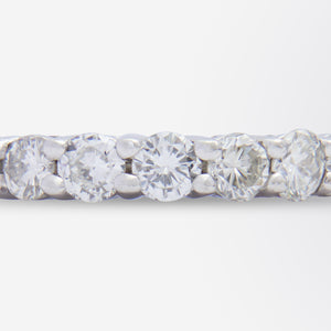 Eternity Band in 18kt White Gold & 2.50ct of Diamonds