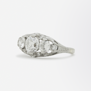 Original Art Deco Diamond Ring Circa 1930