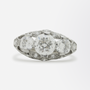Original Art Deco Diamond Ring Circa 1930