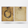 Pair of Cropped Miniature Portraits Circa 1800