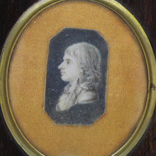 Load image into Gallery viewer, Pair of Cropped Miniature Portraits Circa 1800