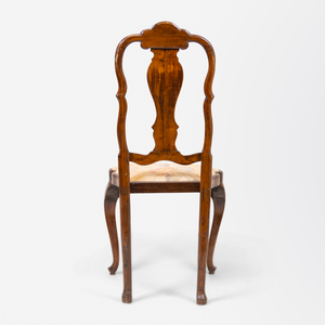 Pair of Dutch Marquetry Chairs