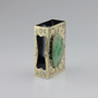 Edward I. Farmer Sterling Silver Matchbox Holder with Jadeite Plaque - The Antique Guild